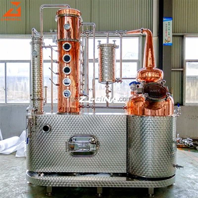 Koperdestillatieapparatuur